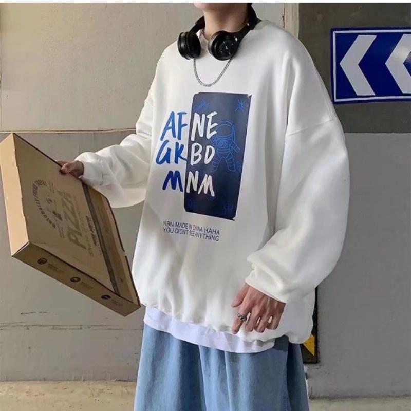 Áo Sweater Nỉ Bông Love Wins Thu Đông Ulzzang hành gia NASA In Unisex Form Rộng