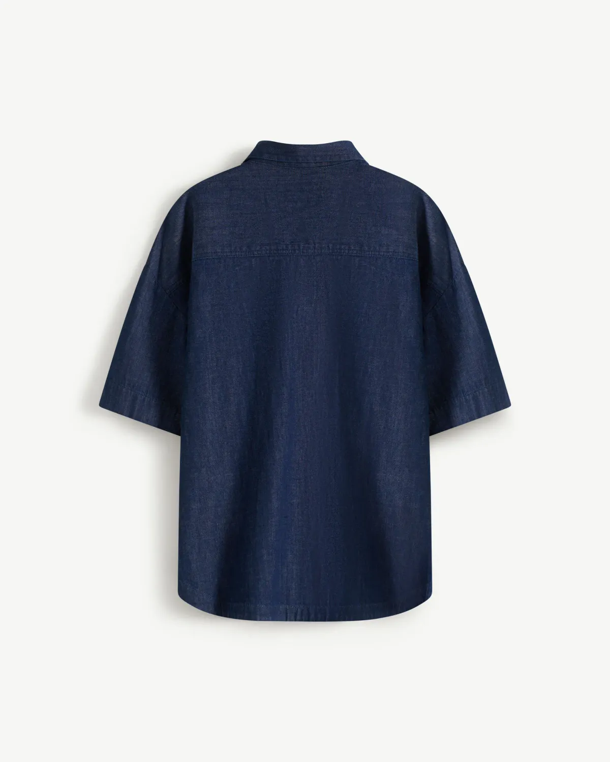 Áo sơ mi denim unisex Form Loose - RT 10S25DSHU054 | ROUTINE CÀ MAU