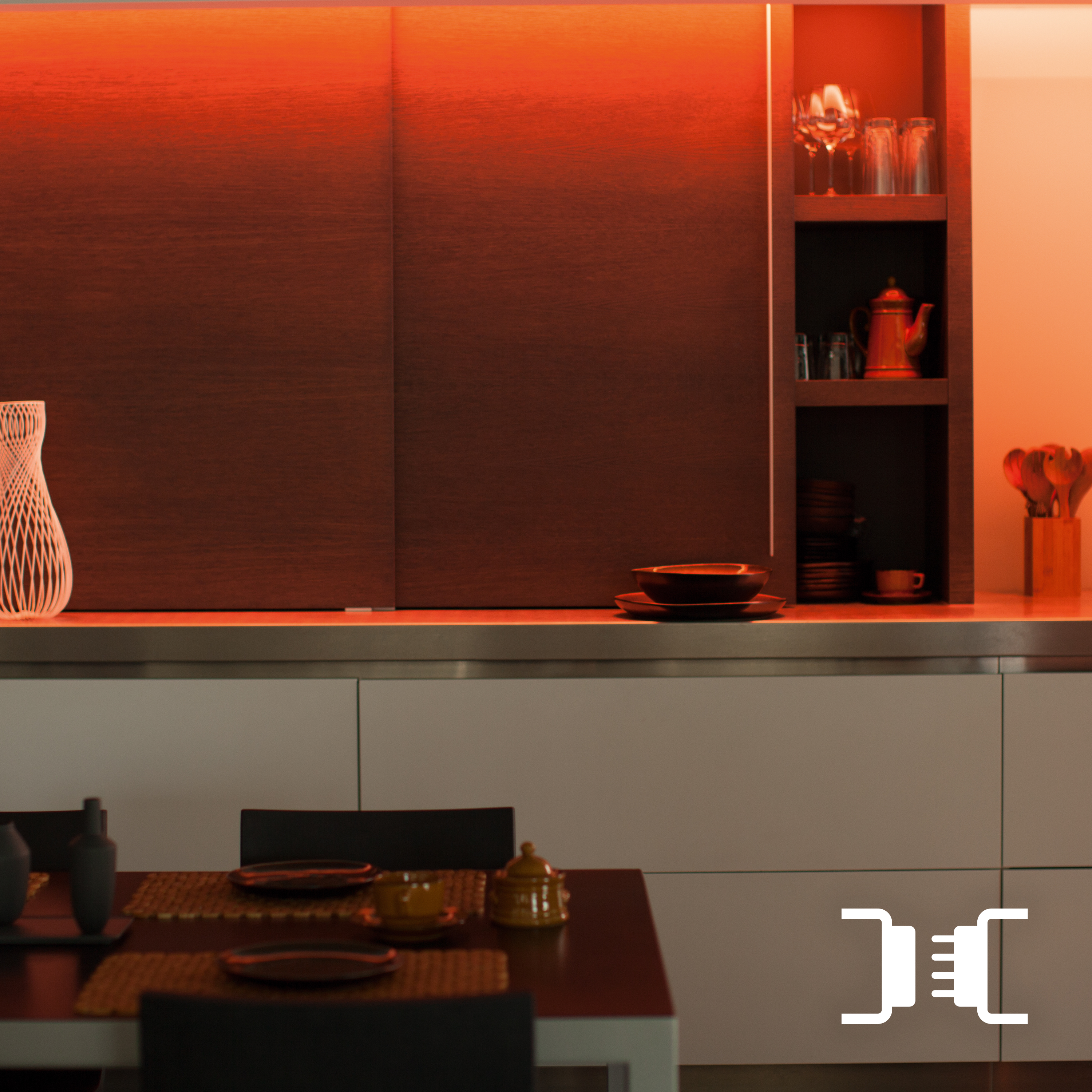 Dây LED mở rộng 1 mét Philips Hue Lightstrip Extension - 16 triệu màu