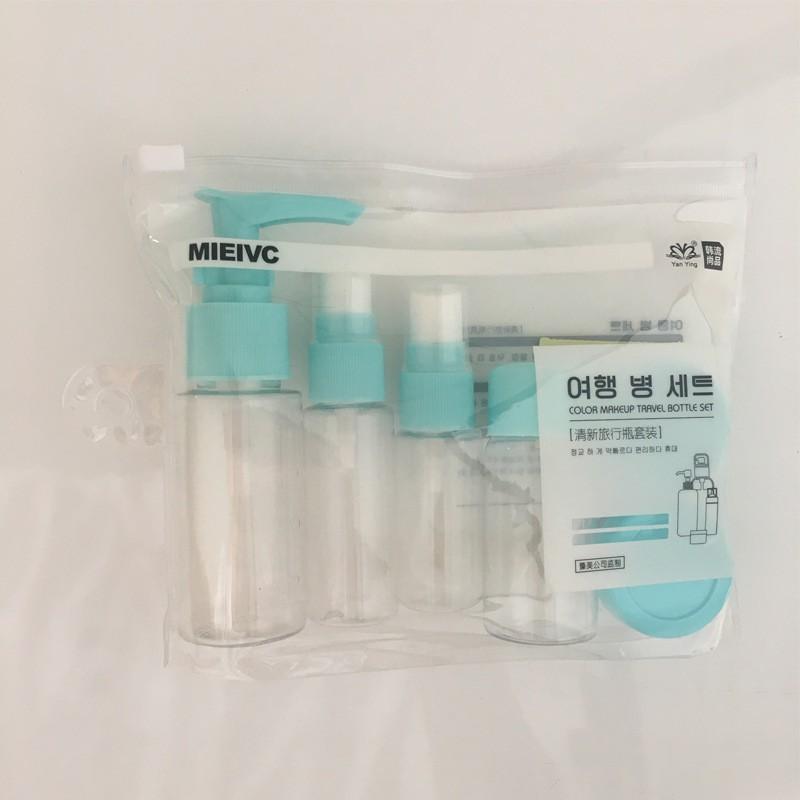 Combo 2 bộ chiết mỹ phẩm 7 chi tiết Hàn Quốc