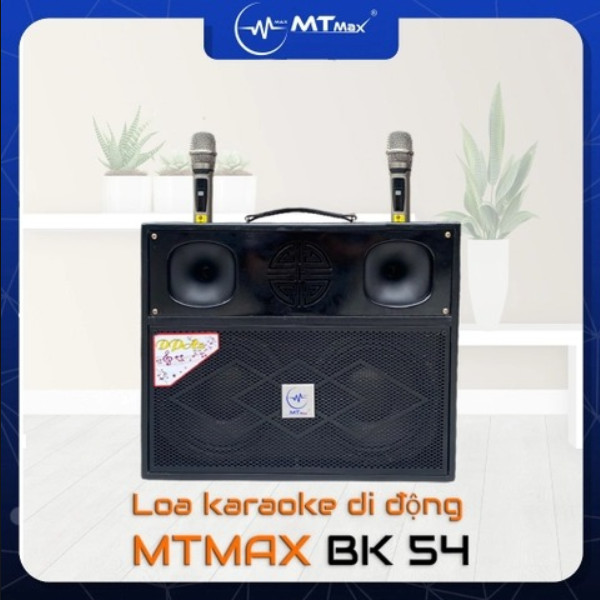 Loa Kéo Di Động MTMax BK54 Karaoke Bass Đôi 20cm âm thanh lớn