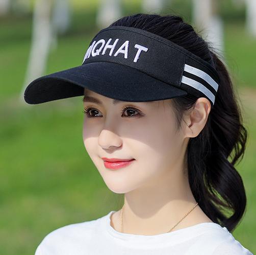 Mũ lưỡi trai nửa đầu thể thao phong cách Hàn, nón thể thao nữ thời trang
