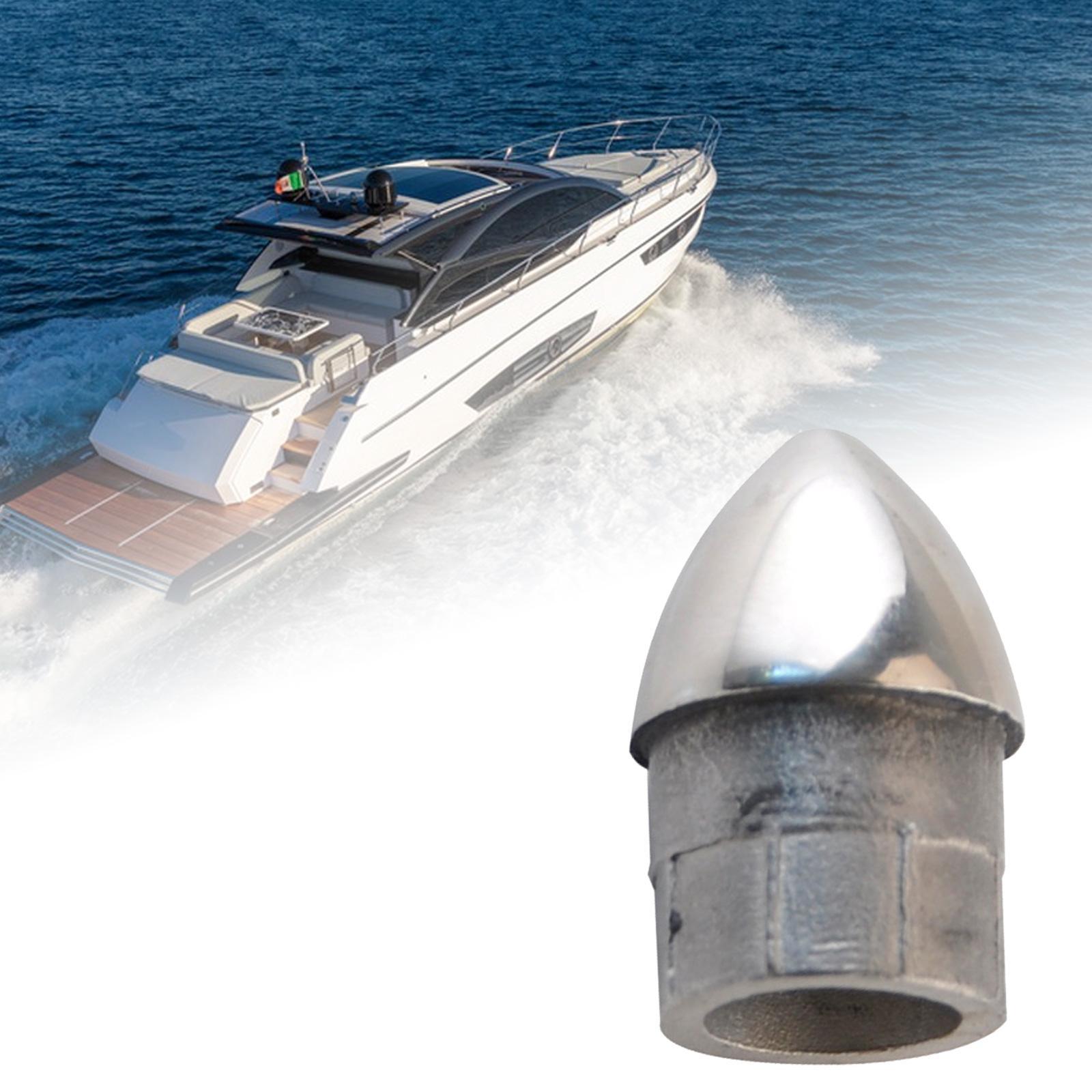 Boat Hand Rail Fitting, Marine Grade for 7/8" Tube, Accessories Sturdy High Performance, 316 Stainless Steel Insert Cap for Fishing Boat