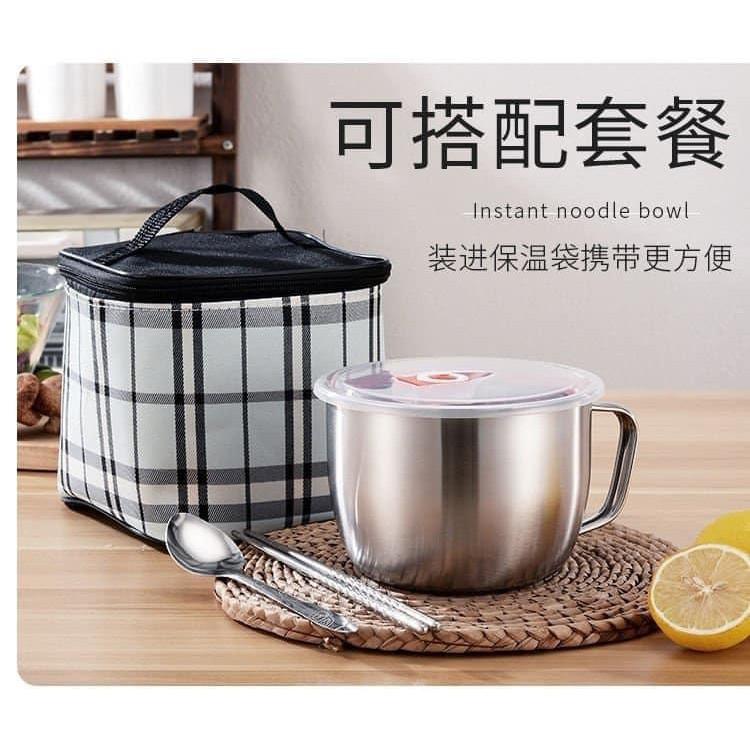 CA CHÁO, CA MÌ INOX CÓ NẮP ĐẬY, CÓ TAY CẦM TIỆN DỤNG