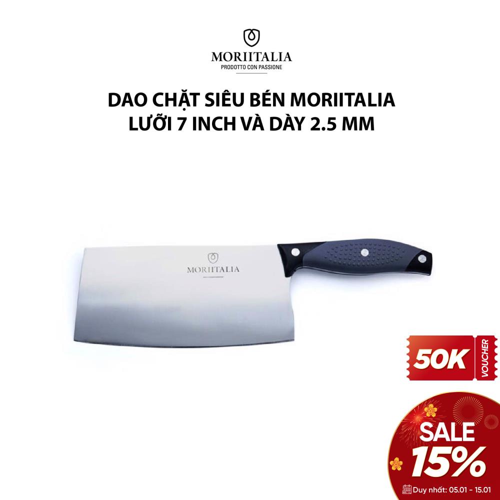 Dao Chặt Moriitalia siêu bén lưỡi dày không gỉ tiện dụng MR100033