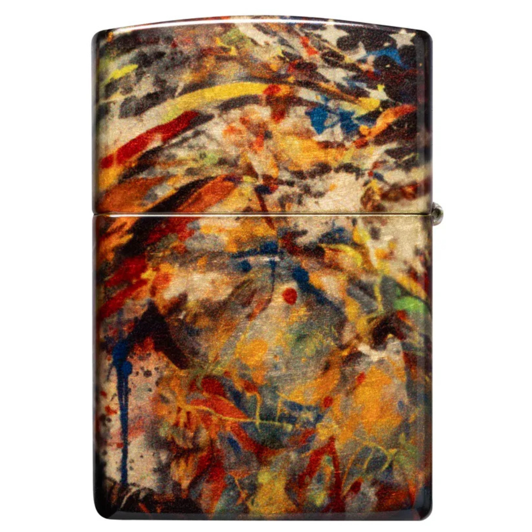 Bật Lửa Zippo Uncle Sam Fusion Design - Hàng Chính Hãng - Công Nghệ In 540 Fusion Tràn Viền 4 Mặt