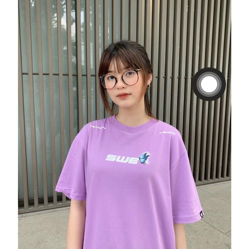 Áo Thun Local Brand Swe Bướm Tay Lỡ Oversize Unisex Full Mạc