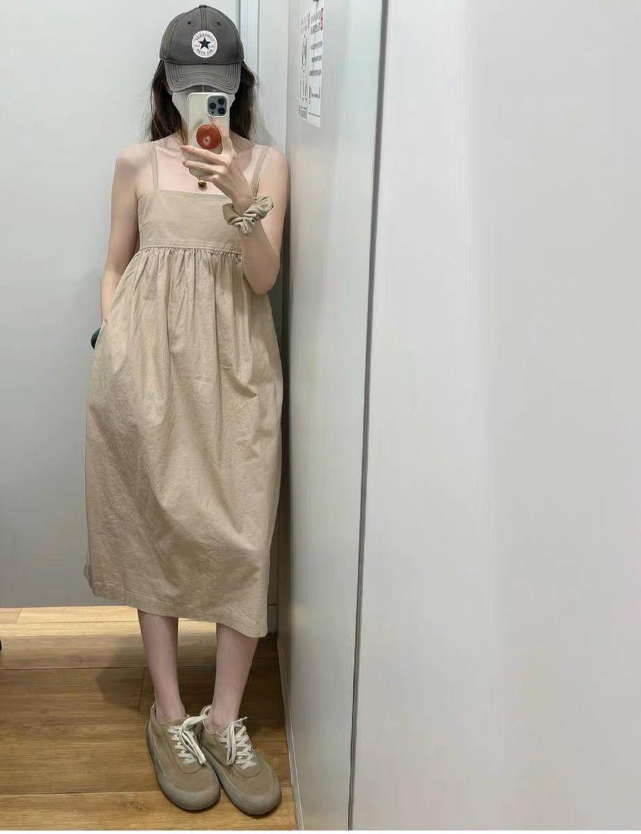 CHENGRUI Váy dài bãi biển, váy siêu tiên, váy thắt lưng thon.