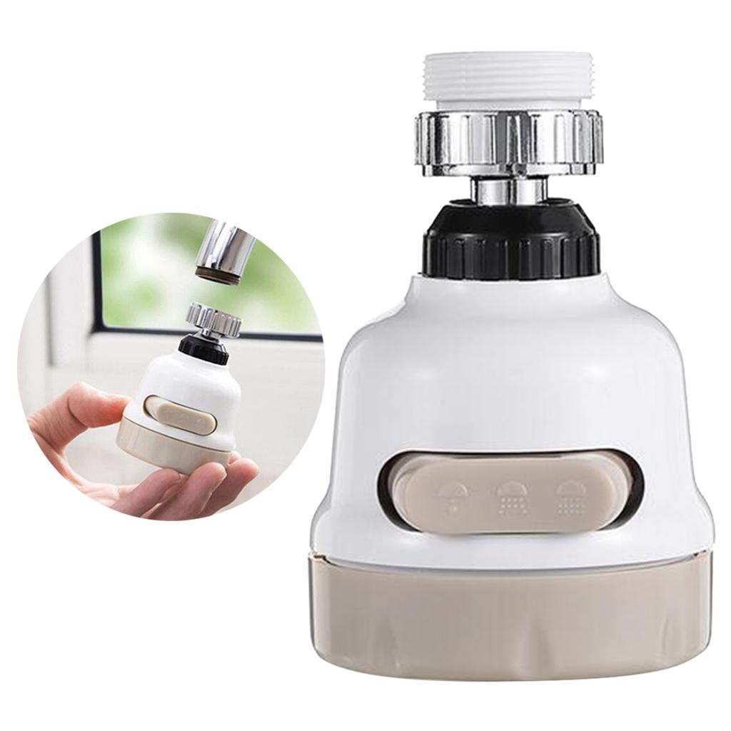 360 Rotary Faucet Filter Water Saving 3 Gear Adjustable