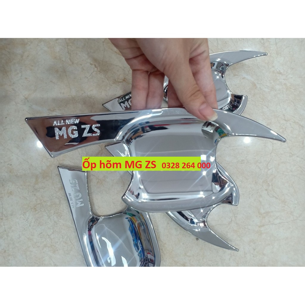 Ốp hõm cửa, nắp xăng xe MG ZS mạ Crom cao cấp