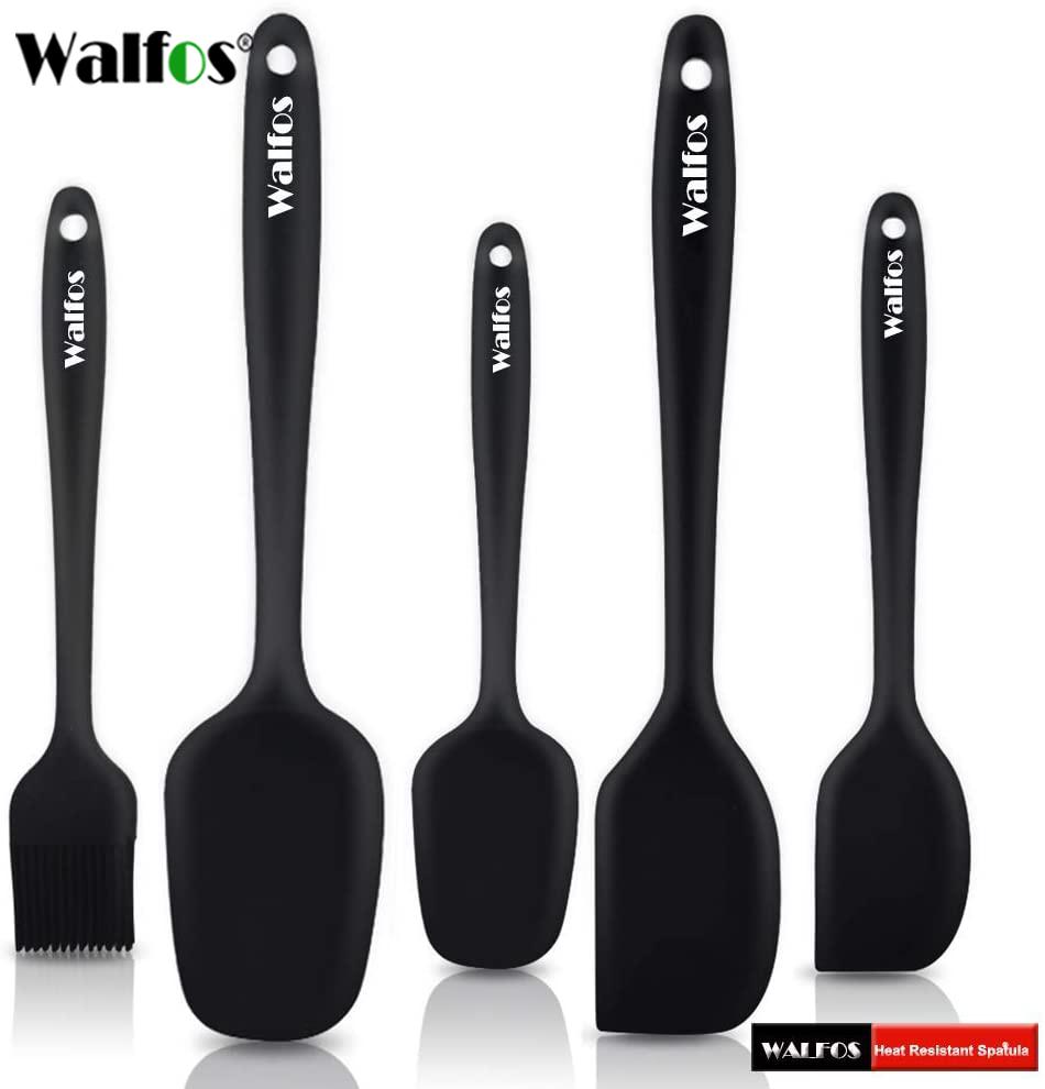 WALFOS Dụng Nhà Bếp Nấu Ăn Dụng Cụ Thìa Silicone Bộ Thìa Bánh Thìa Cho Nấu Nướng Và Pha Trộn