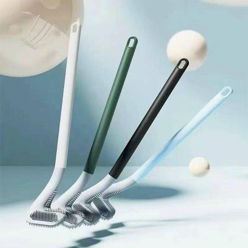 Cọ Toilet Silicon Thông Minh Mẫu Mới, Chổi Cọ Bồn Cầu Nhà Vệ Sinh Gắn Tường