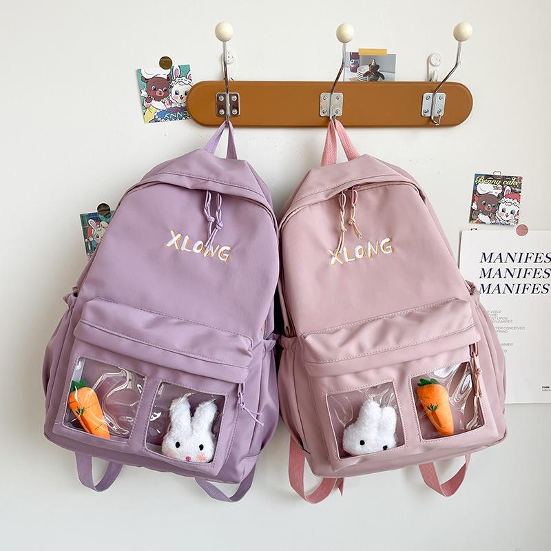 Balo nữ thời trang, Balo đi học du lịch đẹp ulzzang cao cấp unisex đựng vừa laptop hàn quốc MSP116