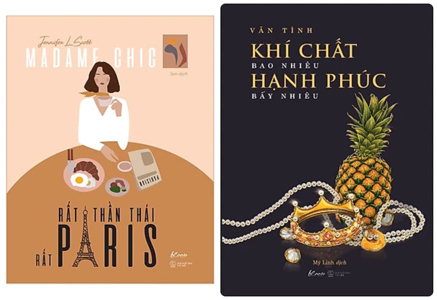 Combo Tủ Sách Quý Cô: Khí Chất Bao Nhiêu, Hạnh Phúc Bấy Nhiêu +  Madame Chic - Rất Thần Thái, Rất Paris - (Sách Bán Chạy / Top Sách Hot / Tặng Kèm Postcard Greenlife)