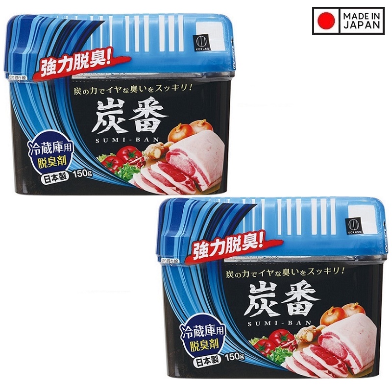 Sáp khử mùi tủ lạnh - than hoạt tính Kokubo 150g - Made in Japan