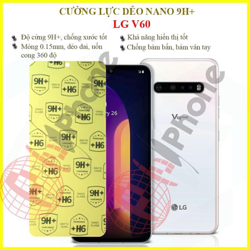 Dán cường lực dẻo nano dành cho   LG V60