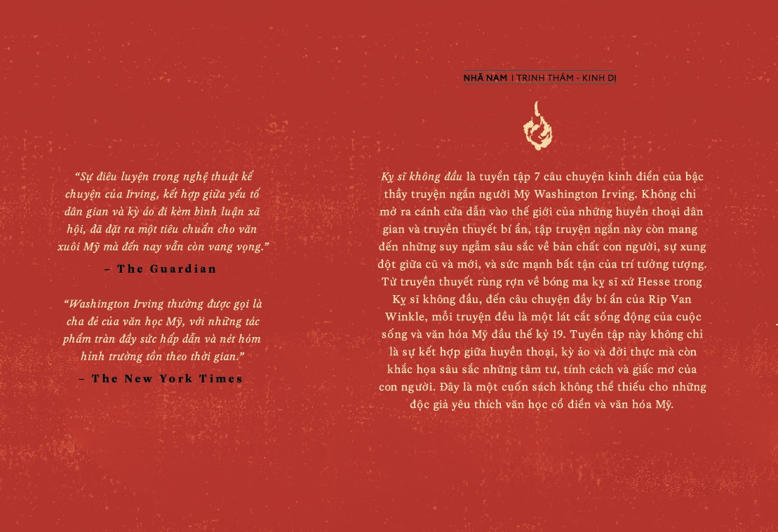 Sách - Kỵ sĩ không đầu (Washington Irving) (Nhã Nam Official)