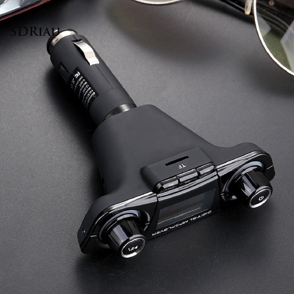 *QCDZ* BT06 Car MP3 Player Bluetooth 4.0 U Disk TF Card Black Mobile Phone Handsfree Car FM Transmitter for Vehicle