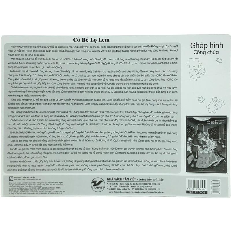 Sách ghép hình  - Cô bé lọ lem
