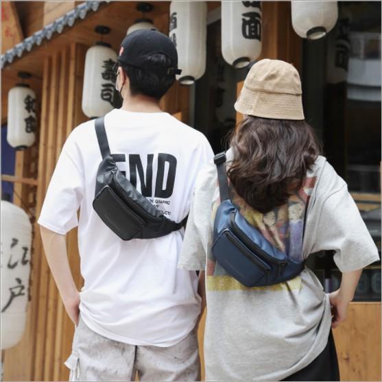 Túi đeo chéo nam nữ chất liệu vải chống thấm nước phong cách Hàn Quốc - Túi bao tử Unisex TC06