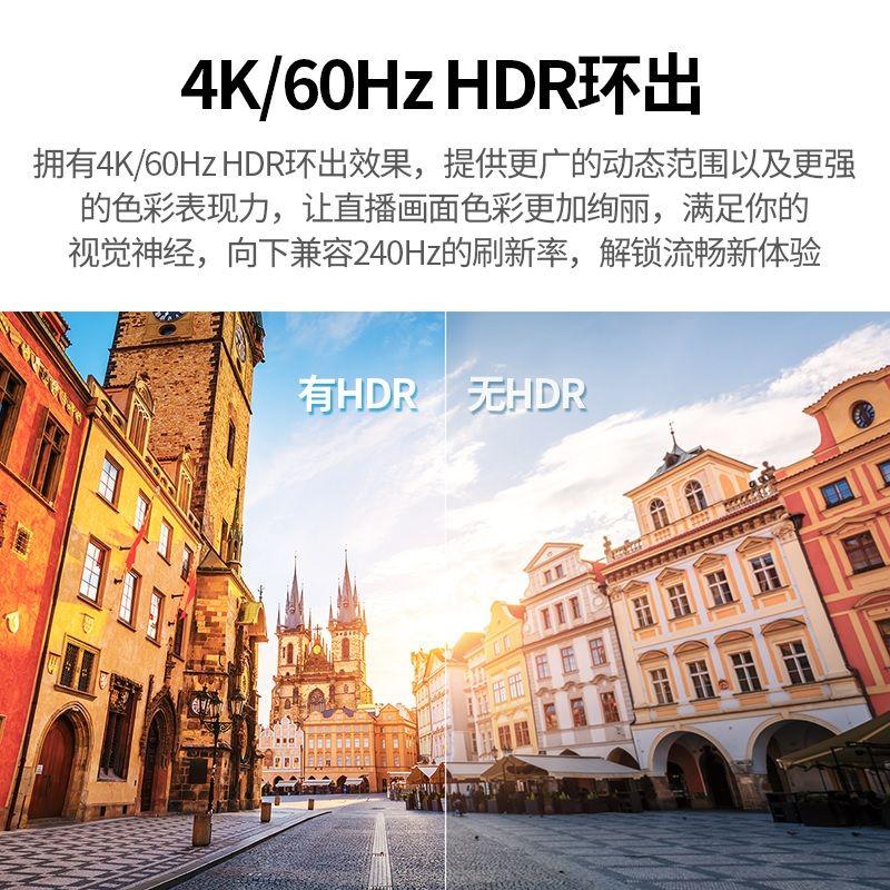 Ugreen UG80687CM540TK 4K30Hz Bộ chuyển HDMI + 3.5mm sang USB-C dùng ghi hình Livestream Capture - HÀNG CHÍNH HÃNG