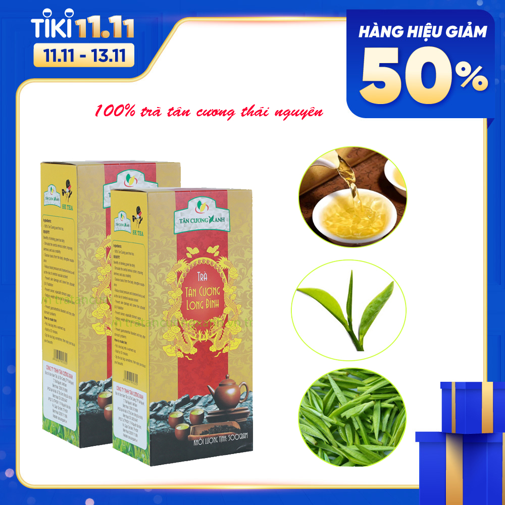 Combo 2 hộp trà tân cương long đình