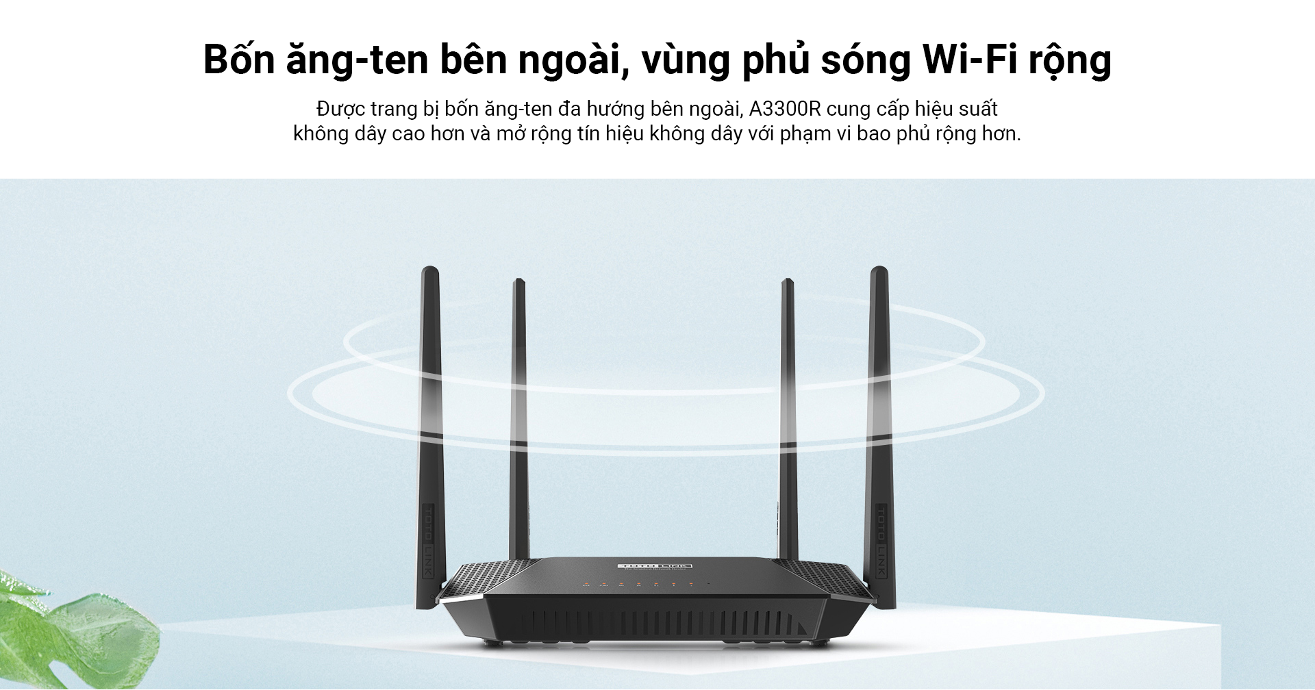 Router Wi-Fi băng tần kép Gigabit AC1200-A3300R_HÀNG CHÍNH HÃNG