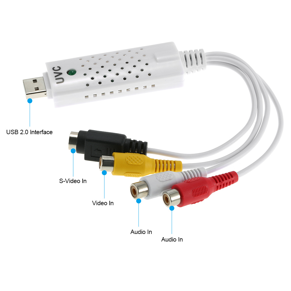 Bộ Chuyển Đổi Video HD Có Thẻ Ghi Âm USB 2.0 Để Chỉnh Sửa Video Cho Máy Tính DVD