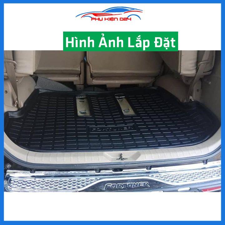 Thảm nhựa lót cốp Fortuner 2017-2018-2019-2020-2021-2022 nhựa dẻo dày dặn đàn hồi tốt