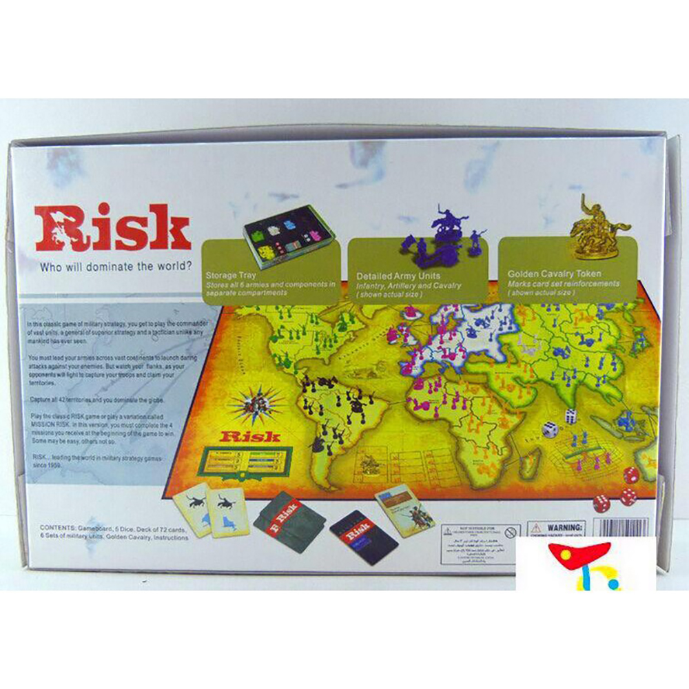 Trò Chơi Risk The Game Of Global Domination Board Game Chiến Thuật Cho 2-6 Người Chơi