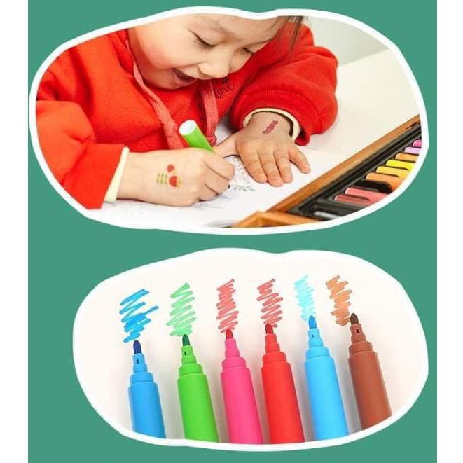 Hộp màu 150 chi tiết cho bé.