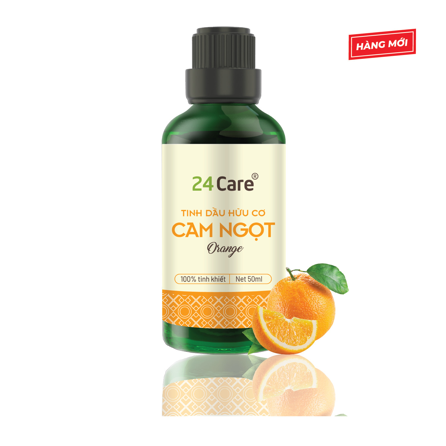 Tinh dầu 24Care 50ml - chiết xuất thiên nhiên, khử mùi thơm phòng, thư giãn tinh thần