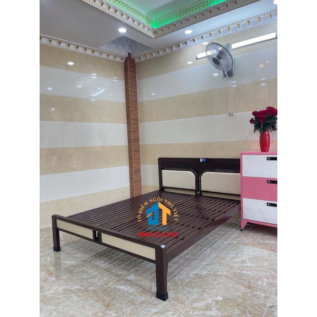 Giường sắt kiểu hộp nhiều kích thước từ 1m đến 1m8 mẫu 07 - ĐẠI THÀNH