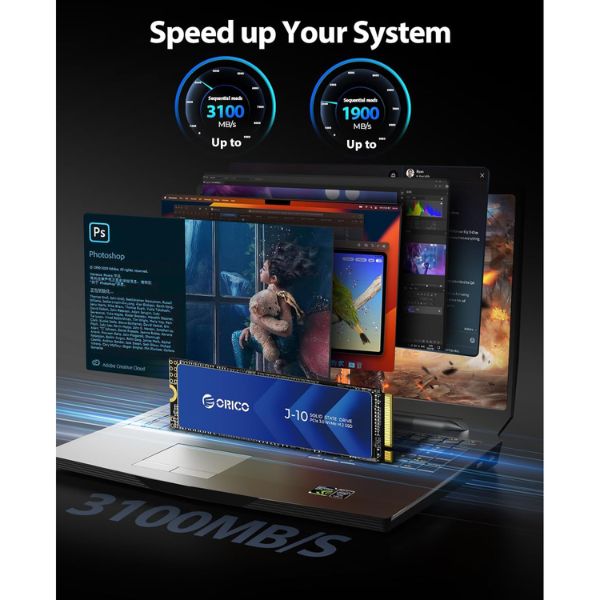 Ổ cứng SSD Orico PCIe Gen3x4 M2 NVMe 256GB - Hàng Chính Hãng