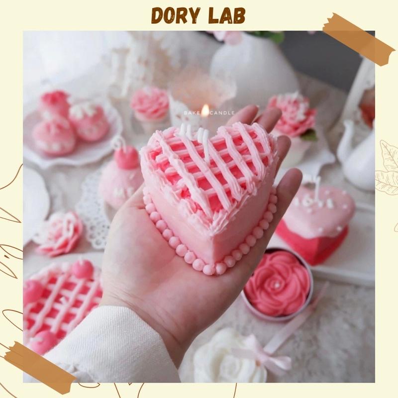 Nến Thơm Trái Tim Độc Đáo Handmade, Quà Tặng Ý Nghĩa - Dory Lab