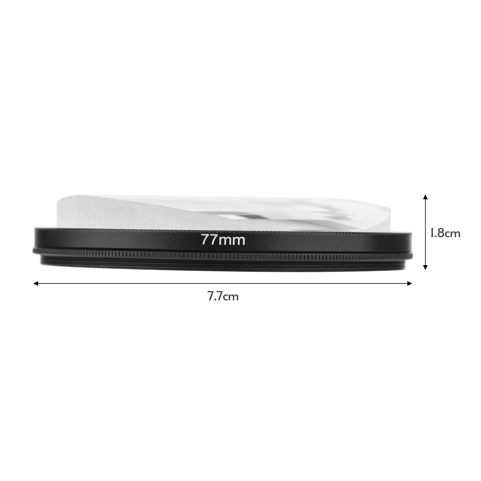 77mm Linear Glass Prism Lens Filter Professional Kaleidoscope Lens Filter Photography Accessory for DSLR Camera