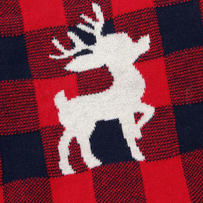 MÙA THU ĐÔNG Giáng Sinh Cho Bé Bé Trai Bé Gái Lưới Dài Tay Hươu Rompers Quần Áo Bé Trai Bé Gái Trẻ Em Đan Rompers