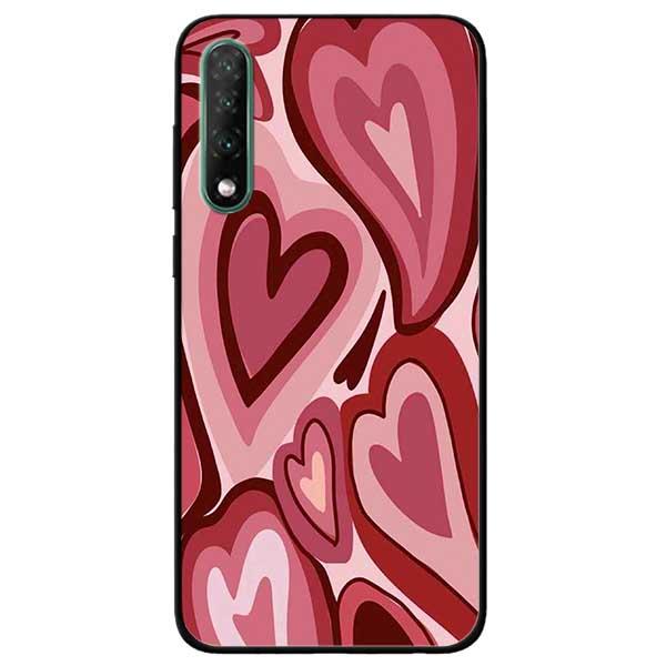 Ốp lưng dành cho Vsmart Live - Tim Viền Đỏ