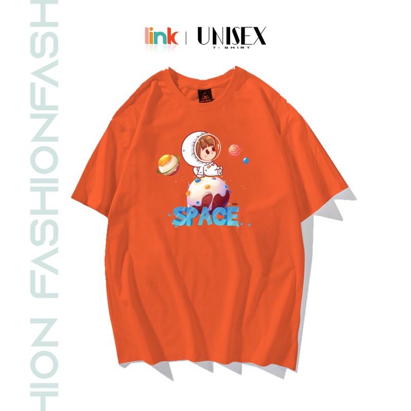 Áo form rộng nữ SPACE CUTE tay lỡ unisex