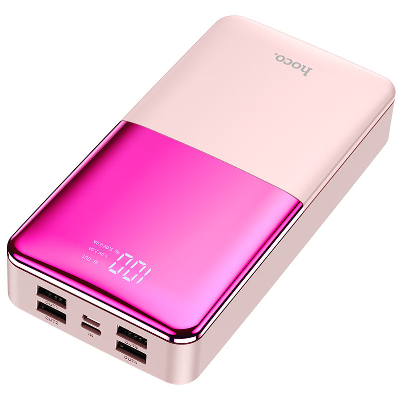 Pin sạc dự phòng Hoco J42B High power 30000mAh 2 cổng input / 4 cổng output (Hàng chính hãng)