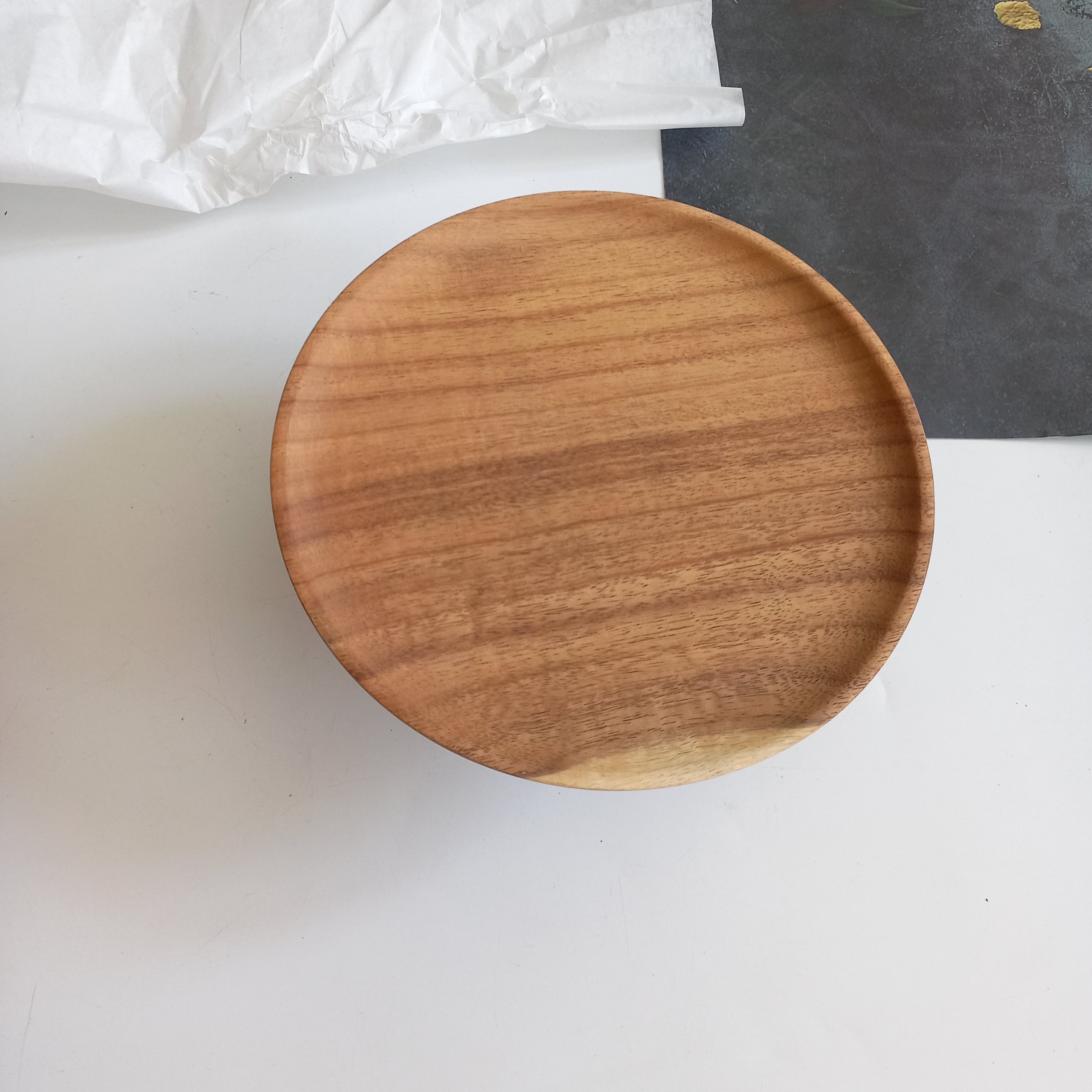 Mâm Bồng, Đĩa Cao Gỗ Keo Đựng Bánh Kem, Hoa Qủa, Cake Stand Decor Chụp Ảnh