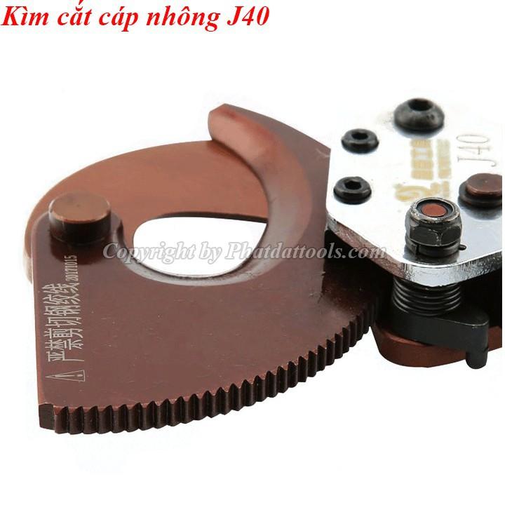 Kéo cắt cáp J40 - Kìm cắt cáp kiểu nhông J40 - Phạm vi cắt tối đa 40mm hoặc tiết diện cáp 300mm2