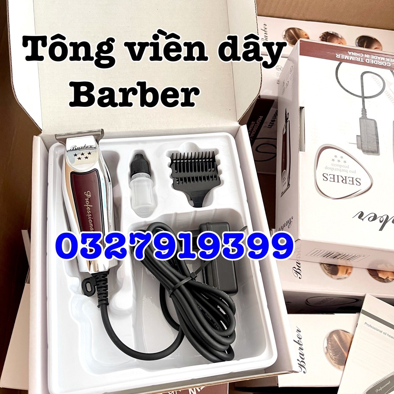 Tông đơ viền cắm điện BARBER 9221