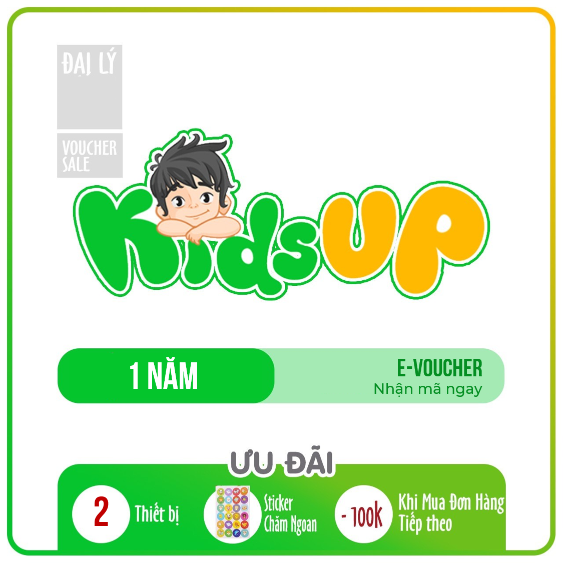 Evoucher - Kids Up - Giáo dục sớm Montessori tại nhà 