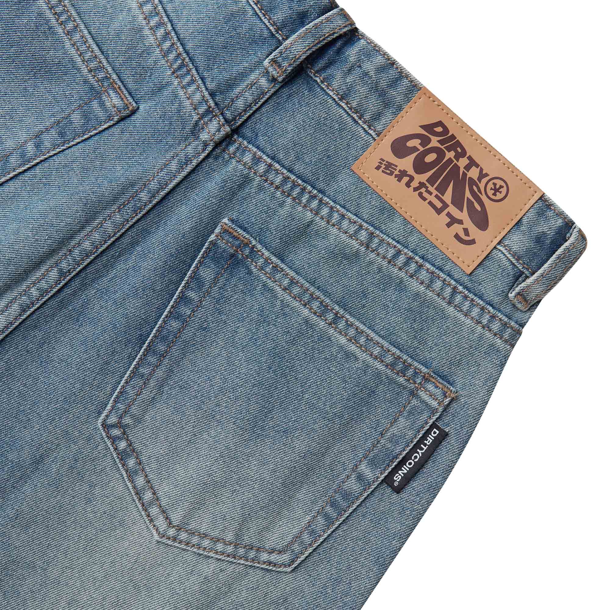 Quần DirtyCoins Dico Comfy Wide Leg Women Jeans - Moss Blue