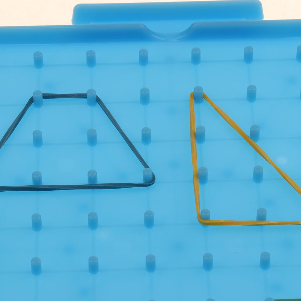 Giáo Dục Trợ Nhựa Geoboard Hình Học Giảng Dạy Nhạc Cụ Sơ Cấp
