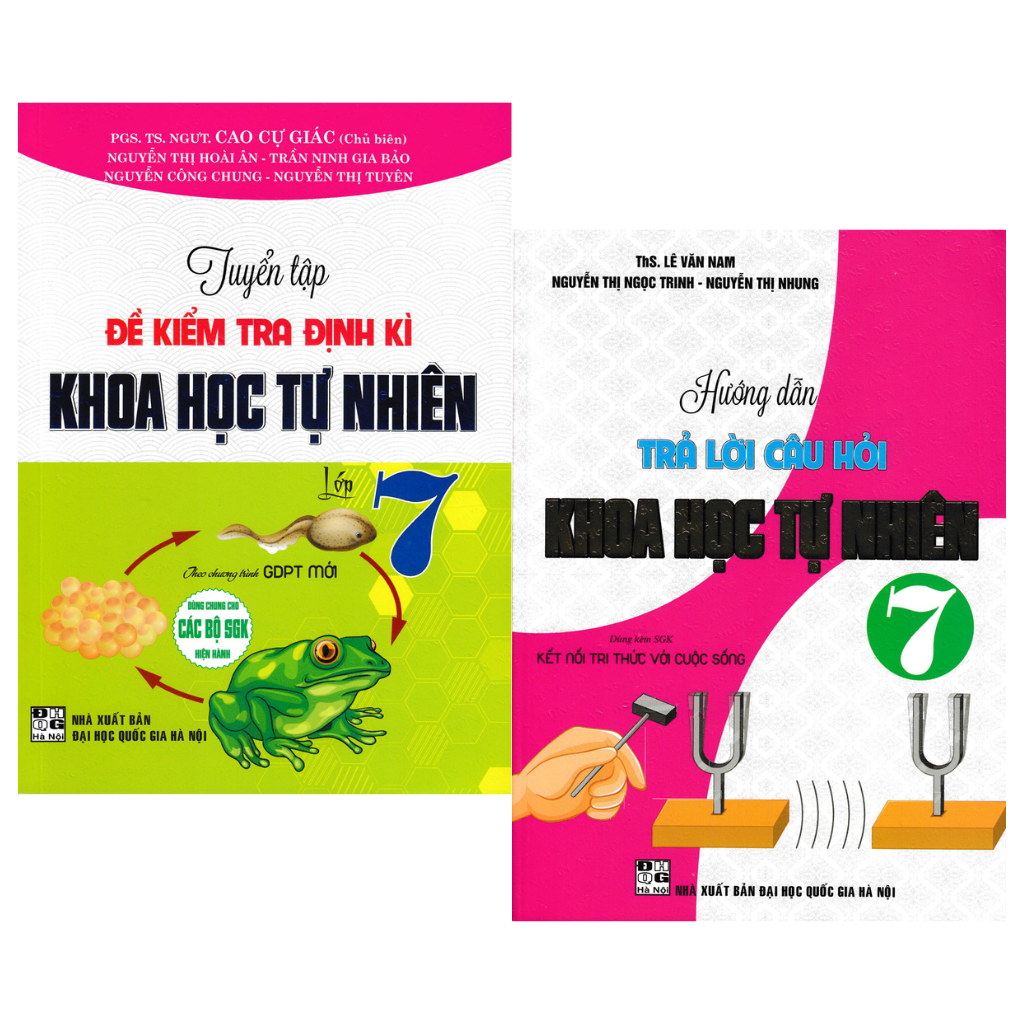 Combo Tuyển Tập Đề Kiểm Tra Định Kì Khoa Học Tự Nhiên Lớp 7  + Hướng Dẫn Trả Lời Câu Hỏi Khoa Học Tự Nhiên 7