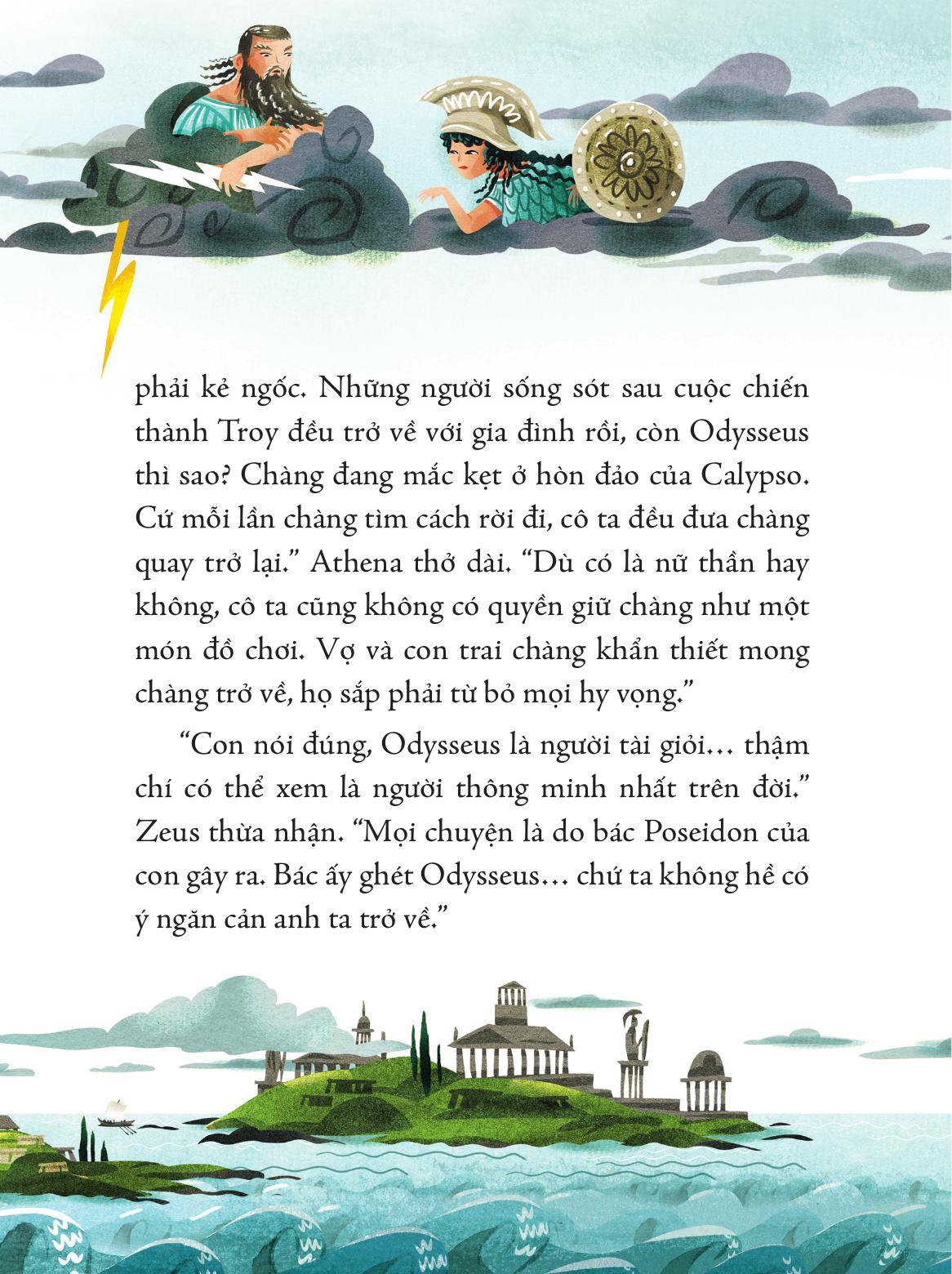 Sách - Illustrated Classics - Sử Thi Odyssey - Bìa Cứng