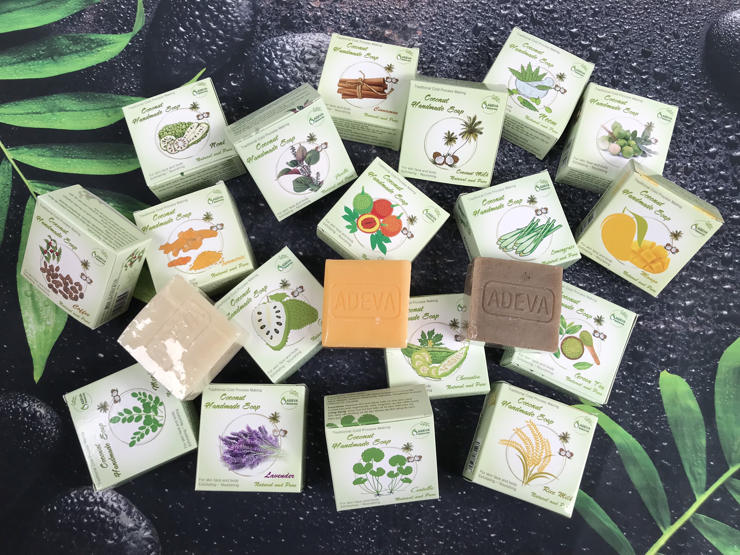 Xà phòng handmade - Set 6 soap (lộn xộn các mùi)