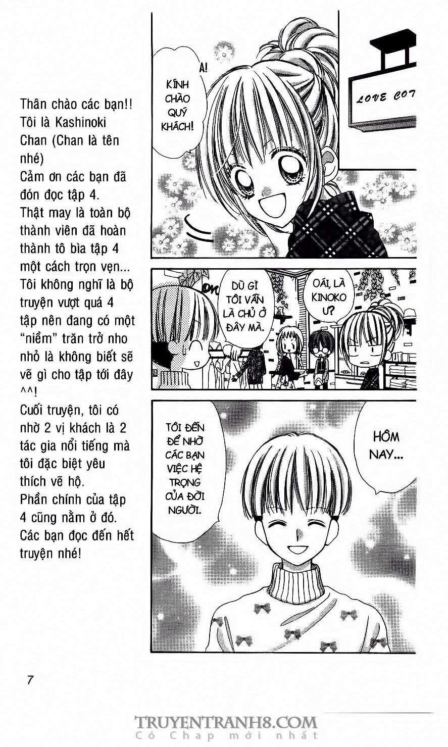 tiệm thời trang, love cotton chapter 19 4